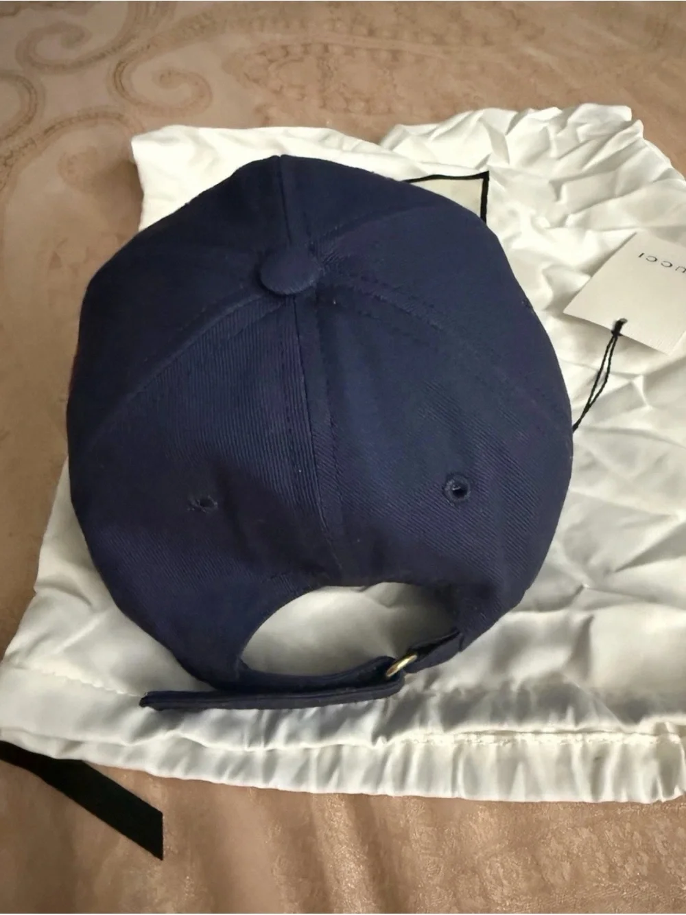 Gucci Unisex Baseball Cap Hat Patch Embroidered Butterfly And Red Logo